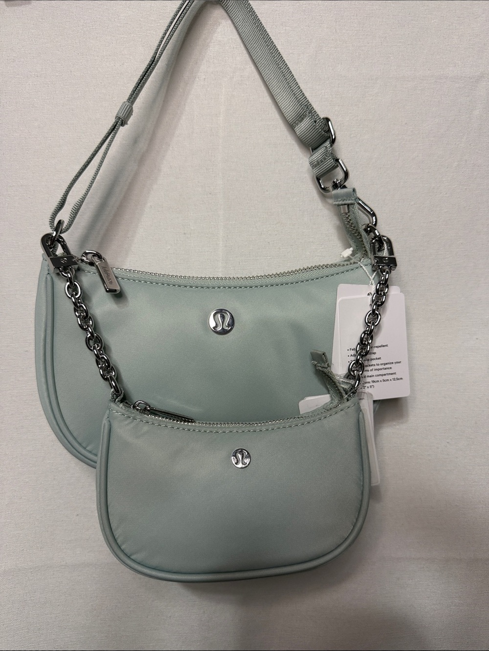 NWT 2 Lululemon City Essential Mini and Nano Shoulder Bag (mommy and me set!)